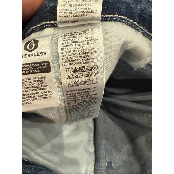 Levis SilverTab Jeans Mens 36x30 Medium Wash Loose Baggy Wide Leg Denim Y2K - Picture 3 of 9